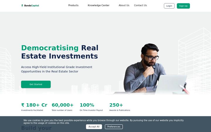 Screenshot of bondscapital.in
