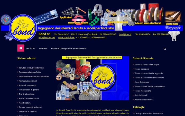 Screenshot of bondsrl.net