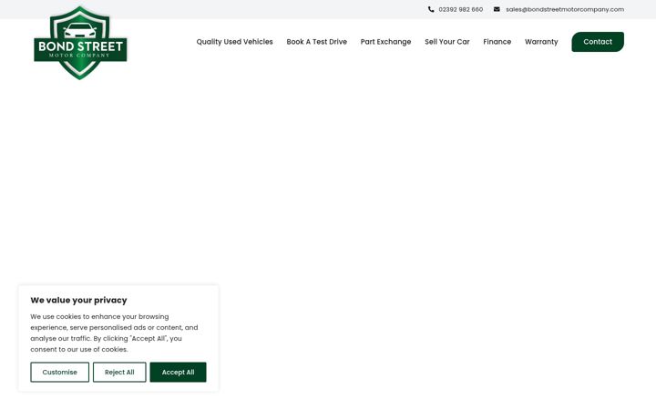 Screenshot of bondstreetmotorcompany.com