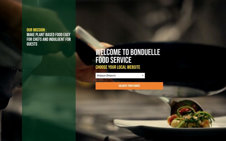 Screenshot of bonduelle-foodservice.com