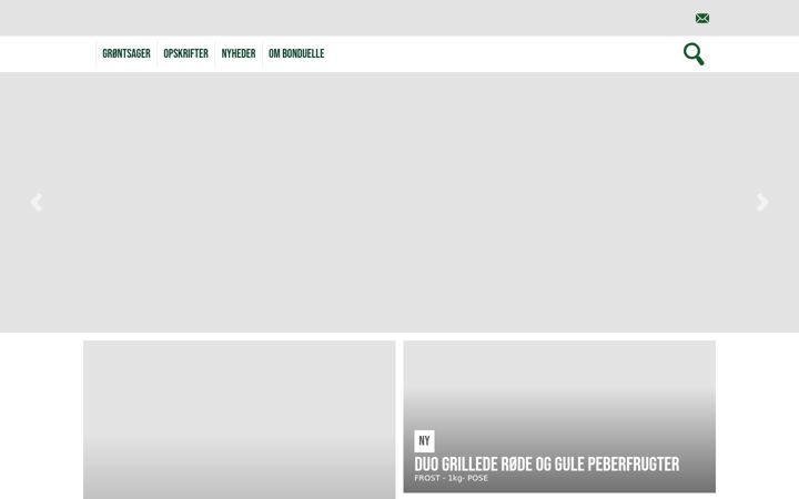 Screenshot of bonduelle-foodservice.dk