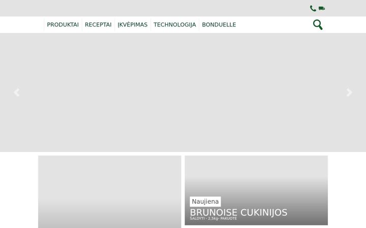 Screenshot of bonduelle-foodservice.lt