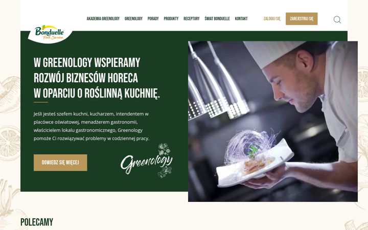 Screenshot of bonduelle-foodservice.pl