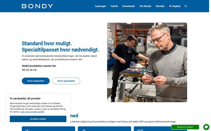 Ekrānuzņēmums no bondy.dk