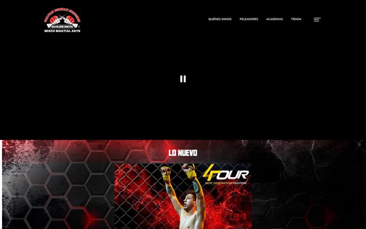 Ekrānuzņēmums no bonebreakersmma.com
