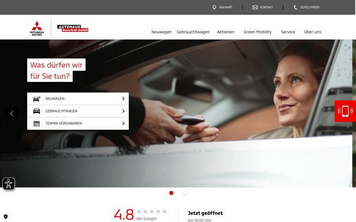 Screenshot di bonefeld-autohaus.de