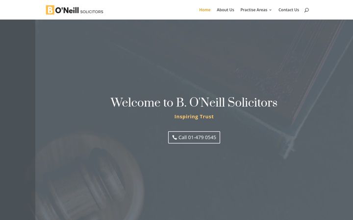 Screenshot of boneillsolicitors.ie