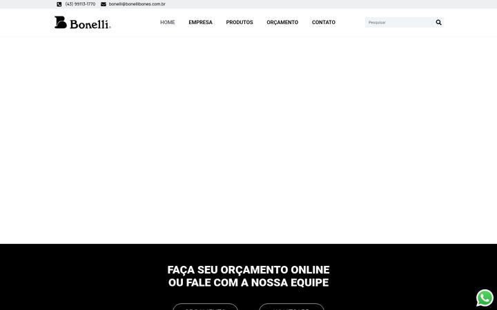 Skärmbild av bonellibones.com.br