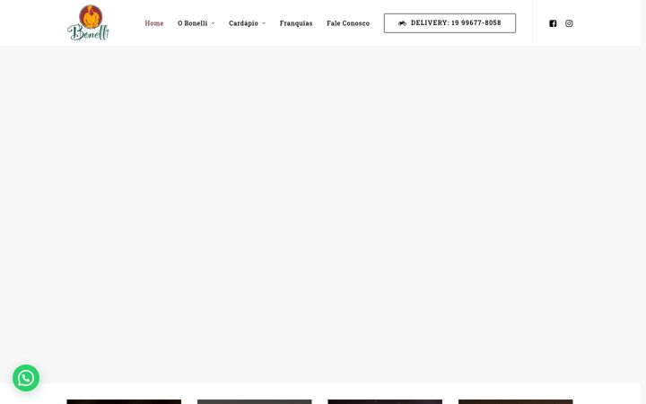 Screenshot of bonellirestaurante.com.br
