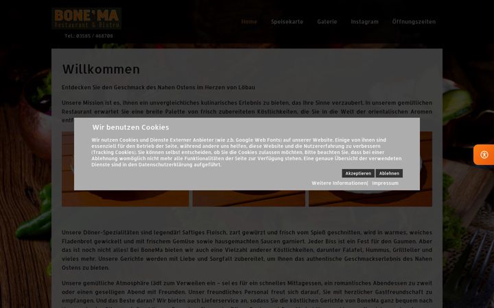 Screenshot of bonema-loebau.com