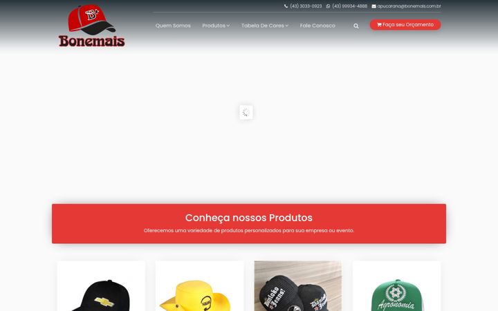 Screenshot of bonemais.com.br