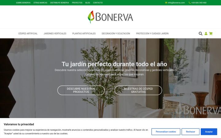 Screenshot of bonerva.com