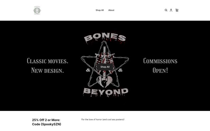 Screenshot stránky bonesnbeyond.com