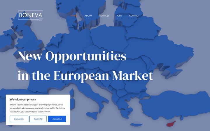 Screenshot of boneva.be