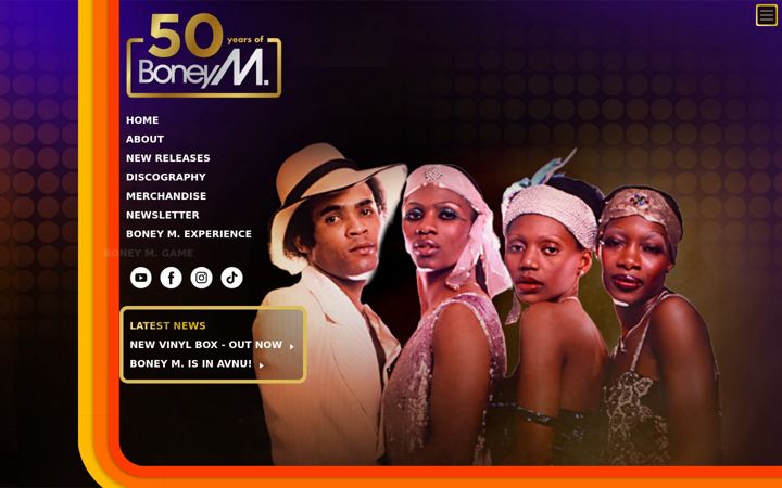 Screenshot of boney-m.tv