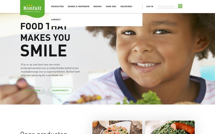 Screenshot of bonfait.nl
