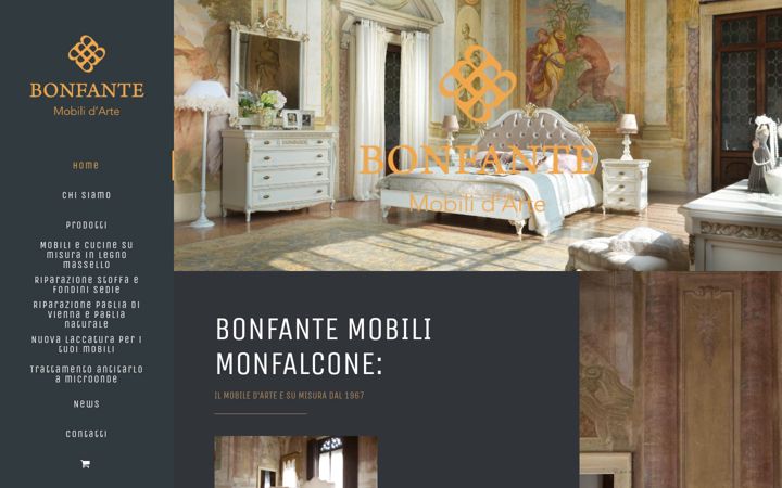 Skjámynd af bonfantemobilimonfalcone.it