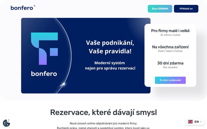 Screenshot of bonfero.com