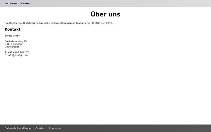 Screenshot of bonfig.com