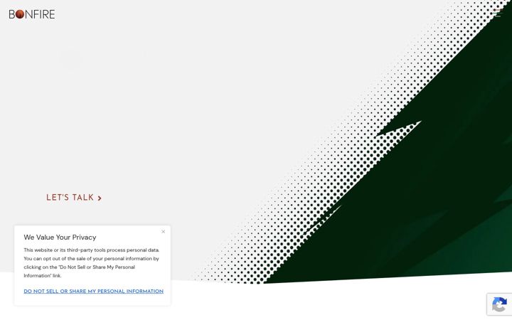 Screenshot of bonfirela.com