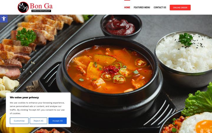Screenshot van bongava.com