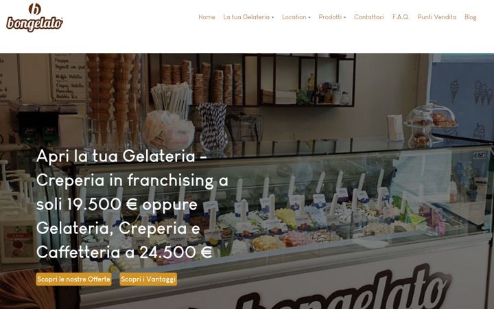 Screenshot van bongelato.com