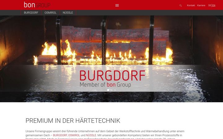 Screenshot of bongroup.de
