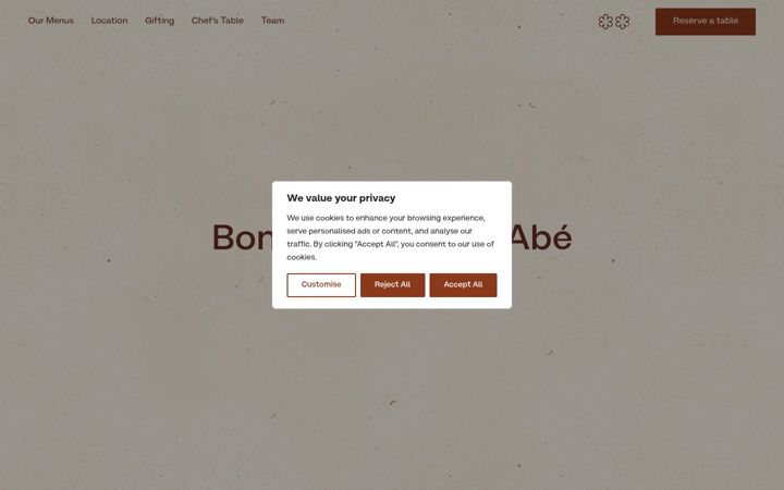Screenshot of bonheurbymattabe.com