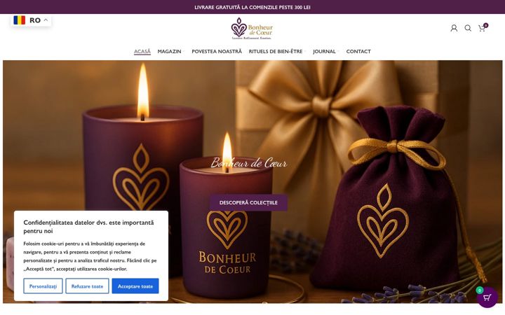 Screenshot of bonheurdecoeur.ro