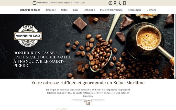 Screenshot of bonheurentasse.fr
