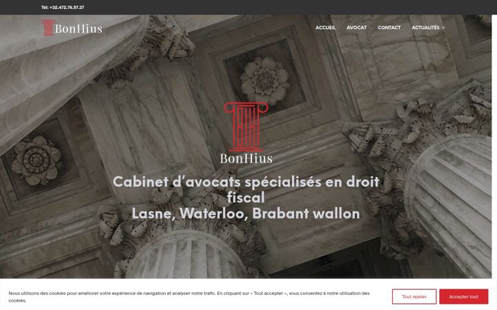 Screenshot von bonhius.com