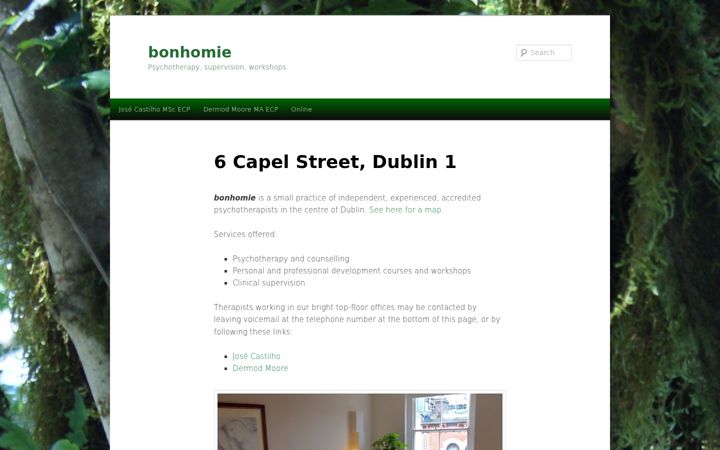 Screenshot of bonhom.ie