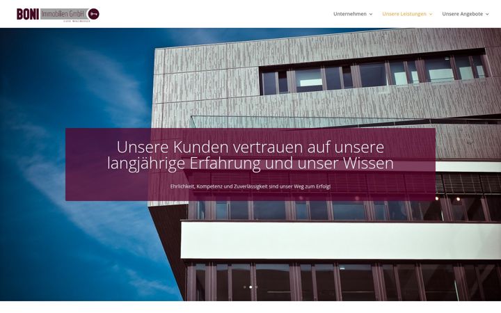 Screenshot of boni-immobilien.de