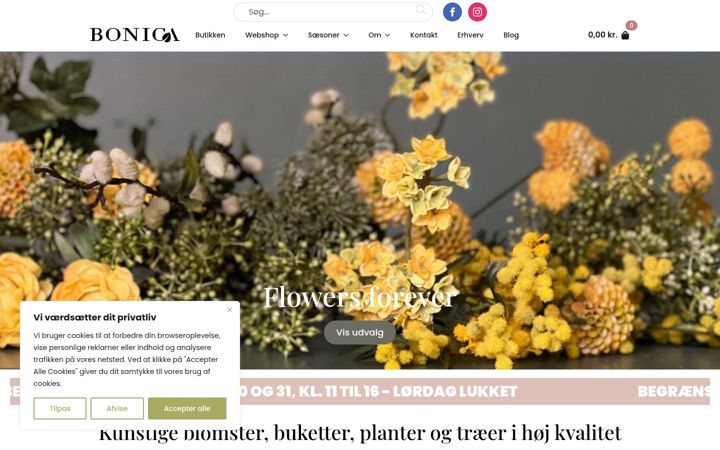 Posnetek zaslona bonica.dk