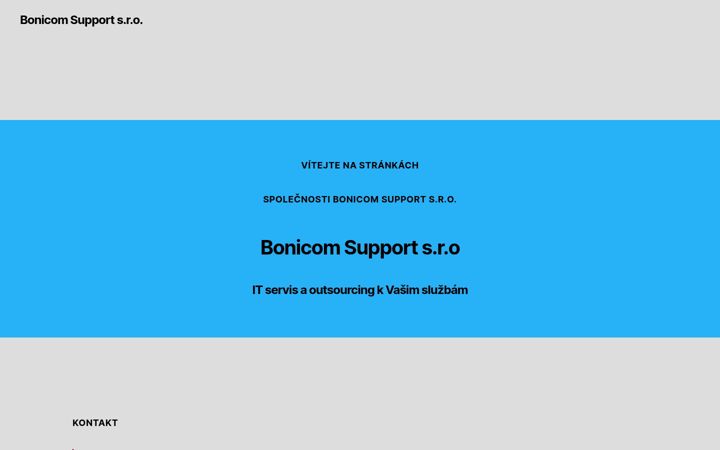 Screenshot of bonicoms.cz