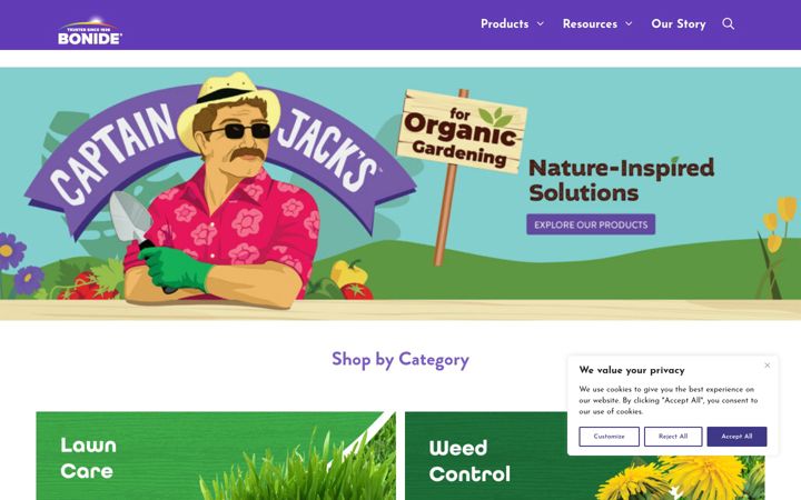 Screenshot of bonide.com