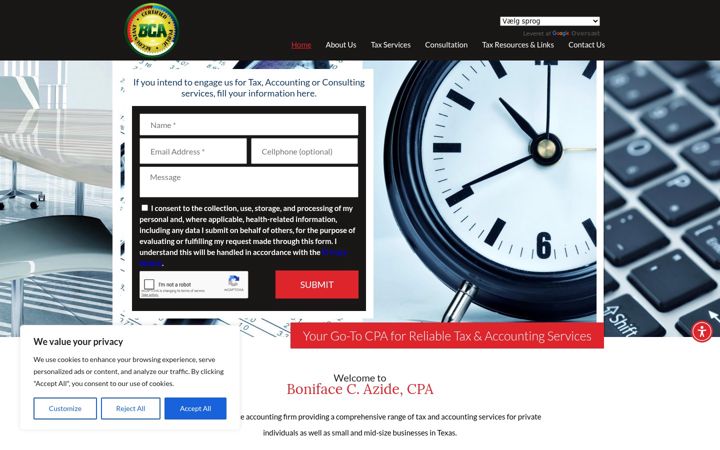 Screenshot of bonifacecazide.com