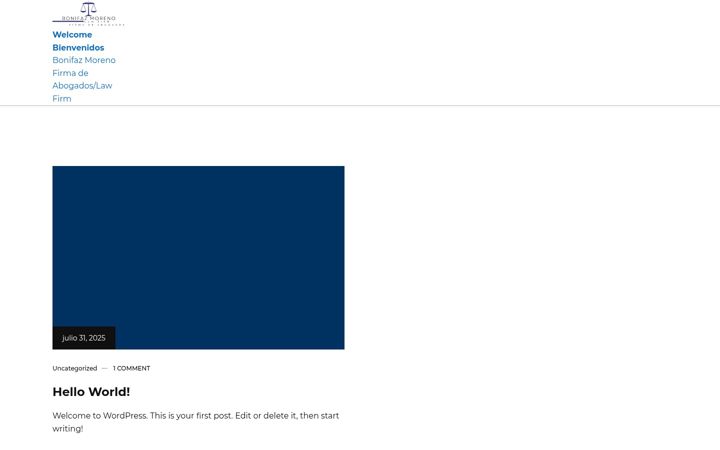 Screenshot of bonifazmoreno.com