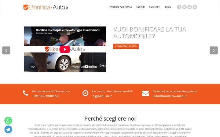 Captura de pantalla de bonifica-auto.it
