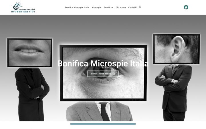 Screenshot of bonificamicrospieitalia.it