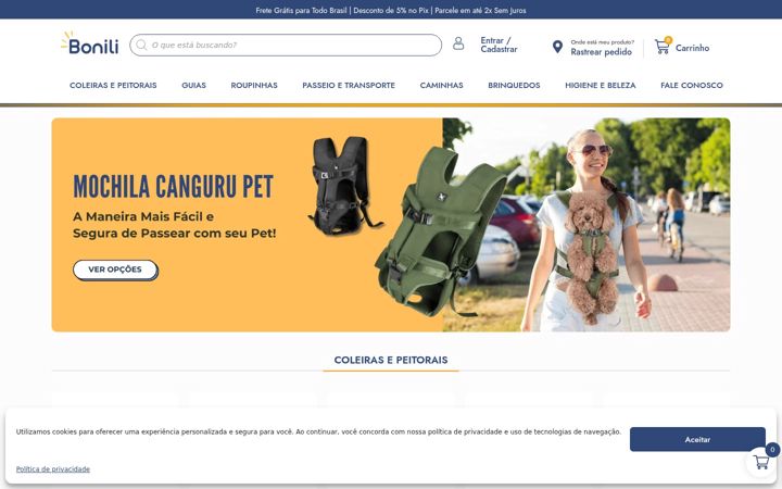 Capture d'écran de bonili.com.br