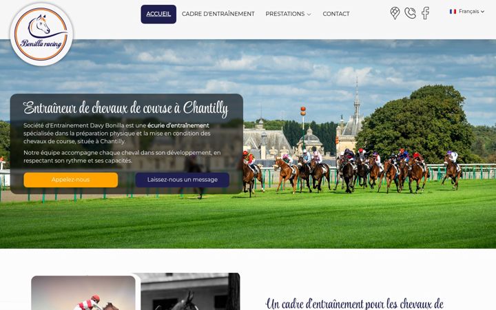 Screenshot of bonilla-racing.fr