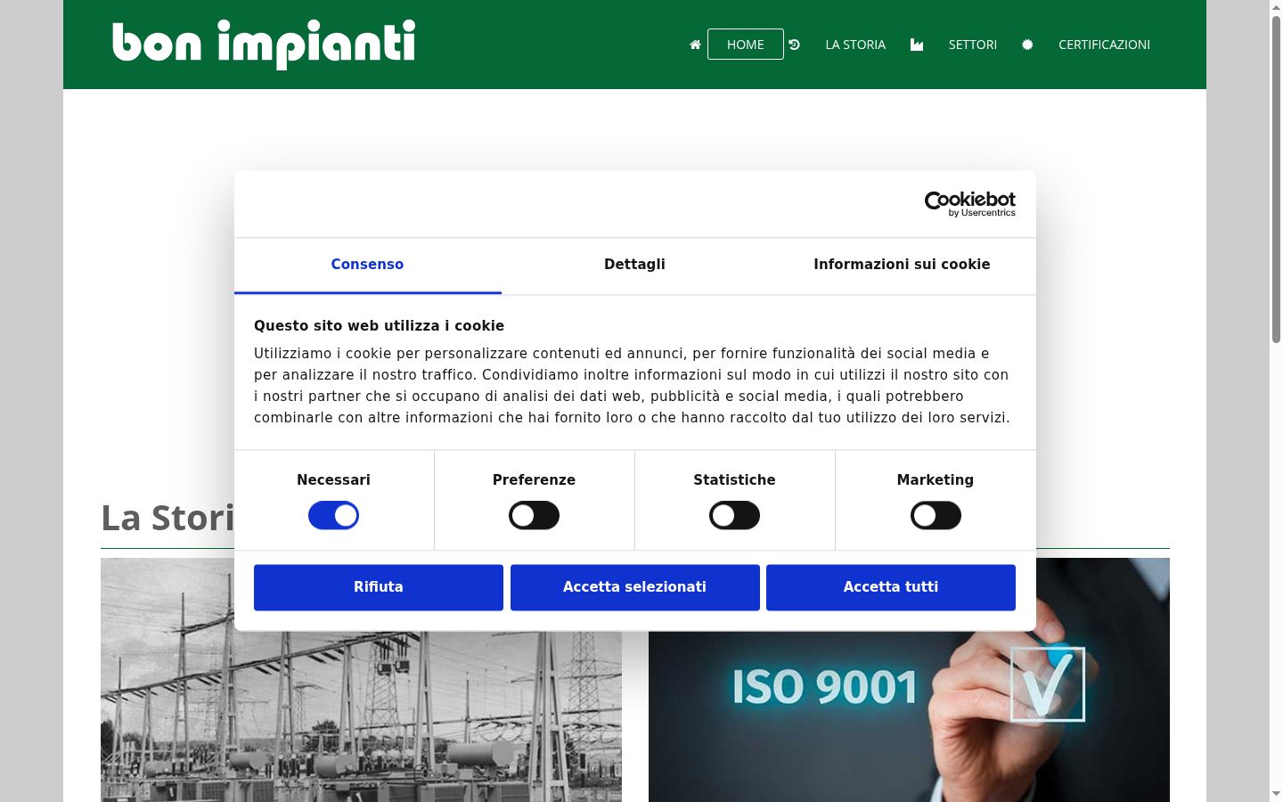 Captură de ecran a bannerului de consimțământ afișat înainte de orice interacțiune