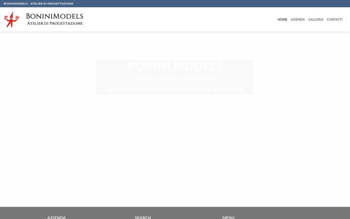 Screenshot stránky boninimodels.com
