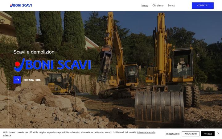 Screenshot of boniscavi.it