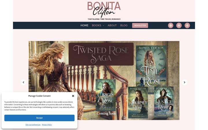 Screenshot of bonitaclifton.com