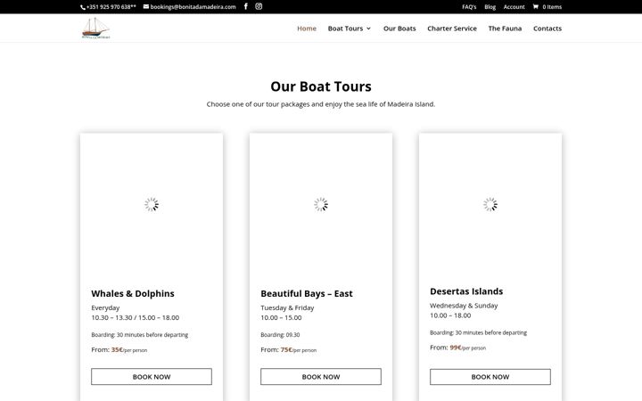 Screenshot von bonitadamadeira.com
