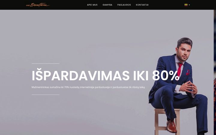 Screenshot of bonitana.lt