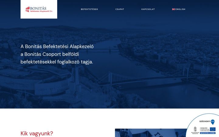Екранна снимка на bonitasktk.hu
