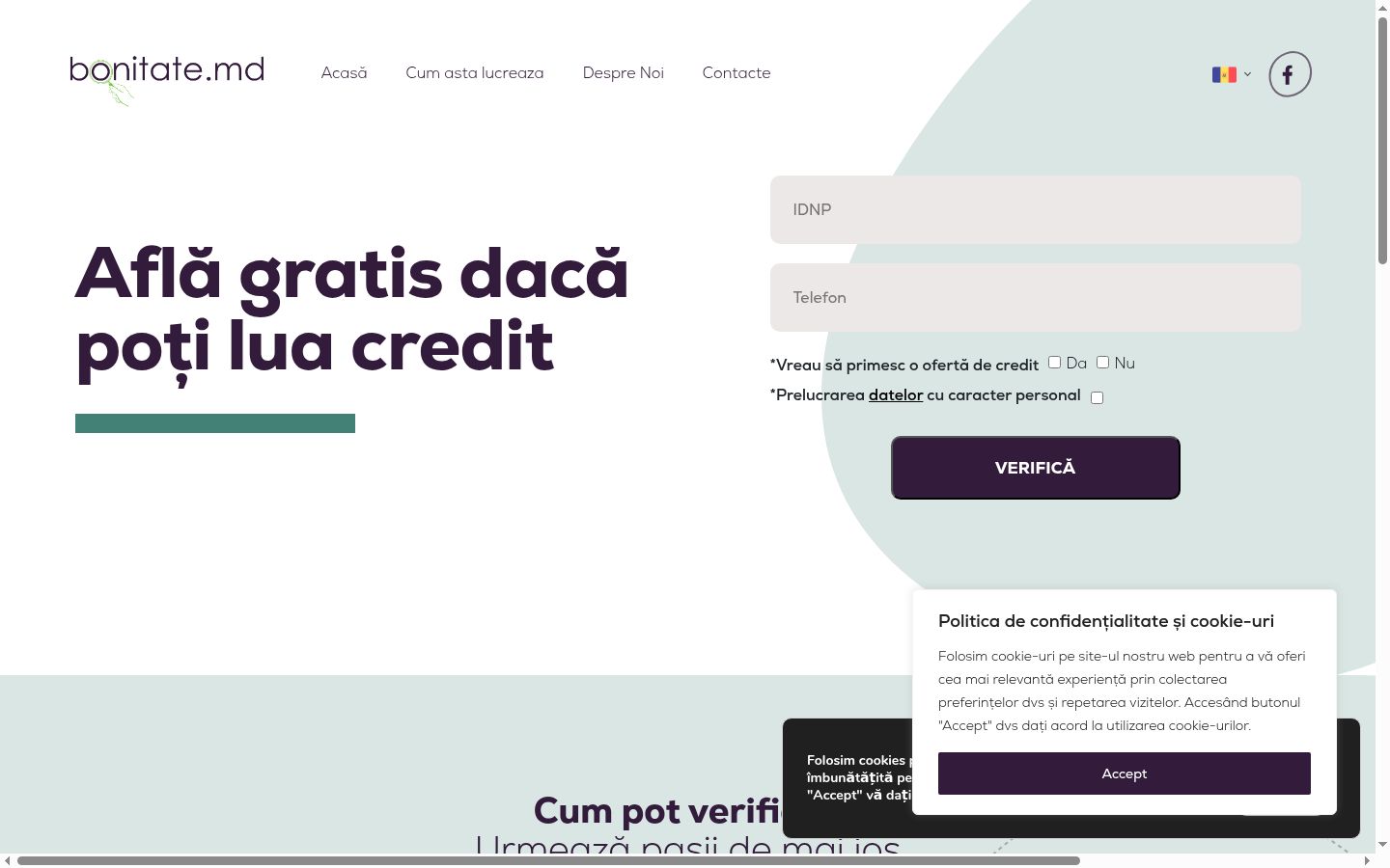 Screenshot des Einwilligungsbanners vor jeglicher Interaktion